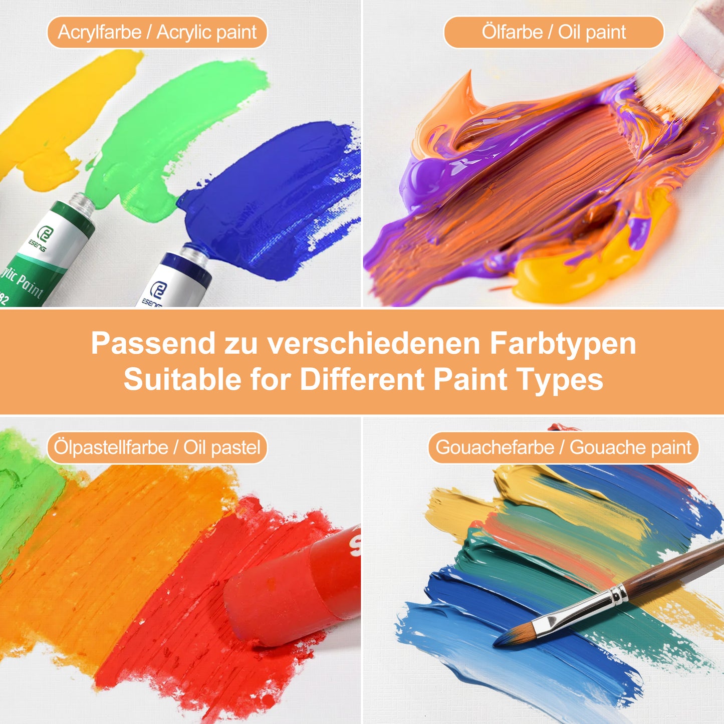 ESENG® Leinwandpapier 600g - A2/A3