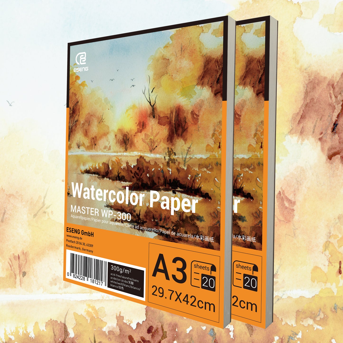 ESENG® Aquarellpapier, MASTER WP-300, A3/A4/A5