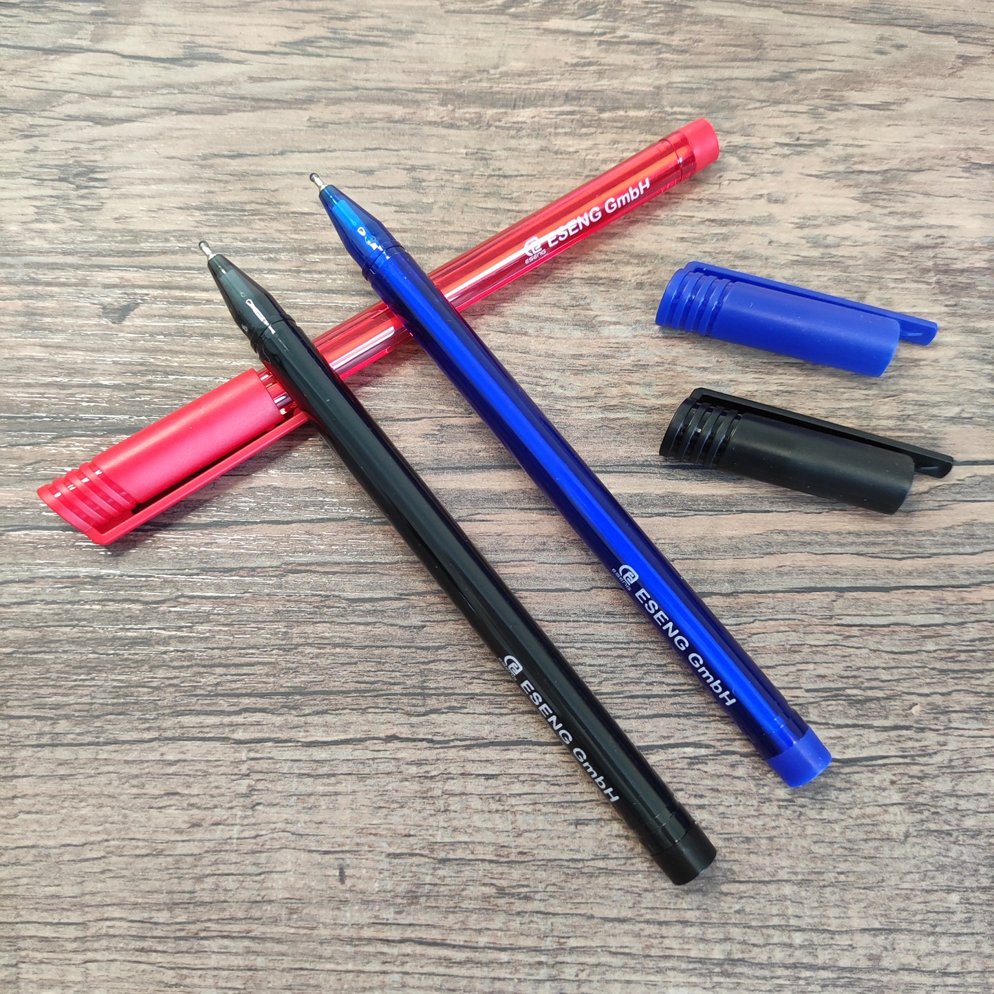 ESENG® Kugelschreiber - 0,38mm | schwarz/blau/rot/