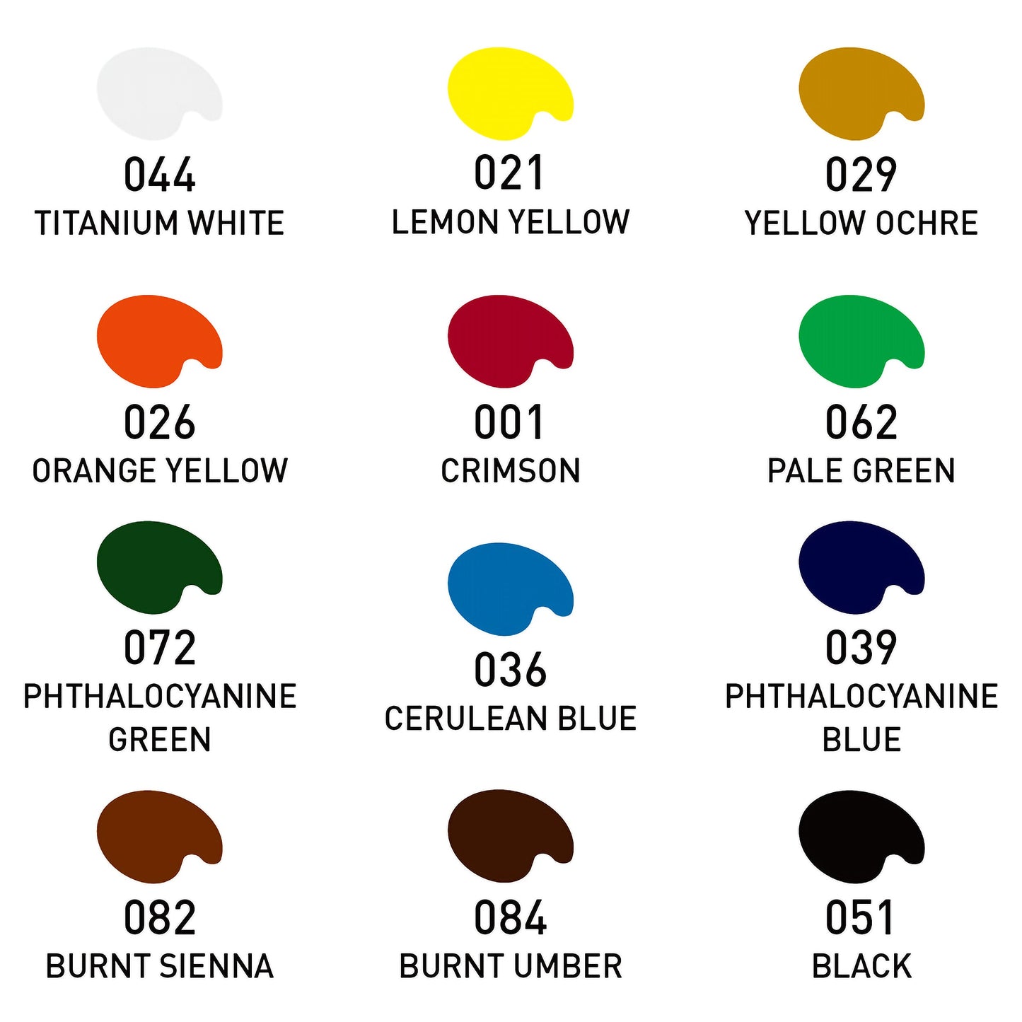 ESENG® Premium Acrylfarben Set - 12 Farben + 7 Pinsel + 3 Leinwände