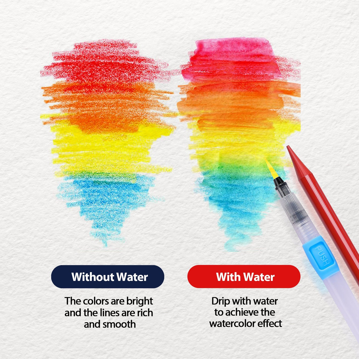 ESENG® watercolor colored pencils set