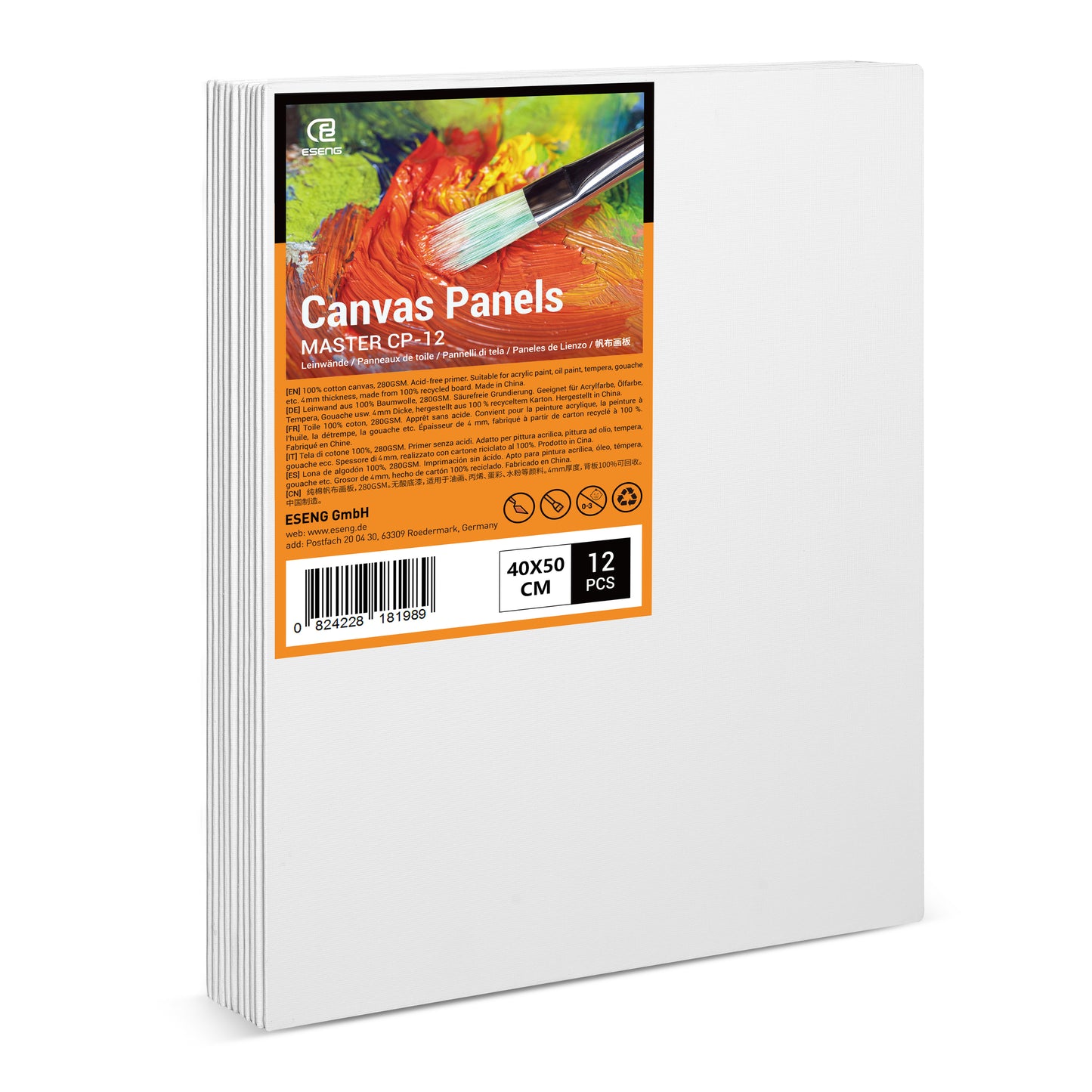 ESENG® Painting Board Large (50x70 cm, 10 pieces)
