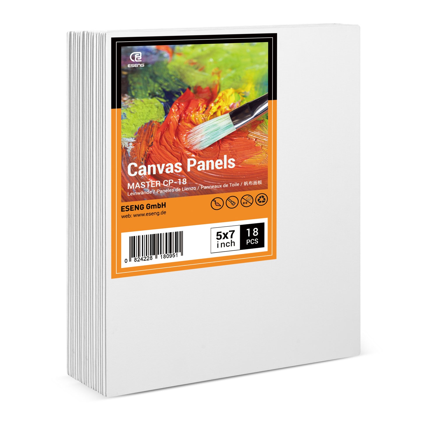 ESENG® Painting Cardboard Set (12.7x17.8 cm | 5x7 inches, 18 pieces)