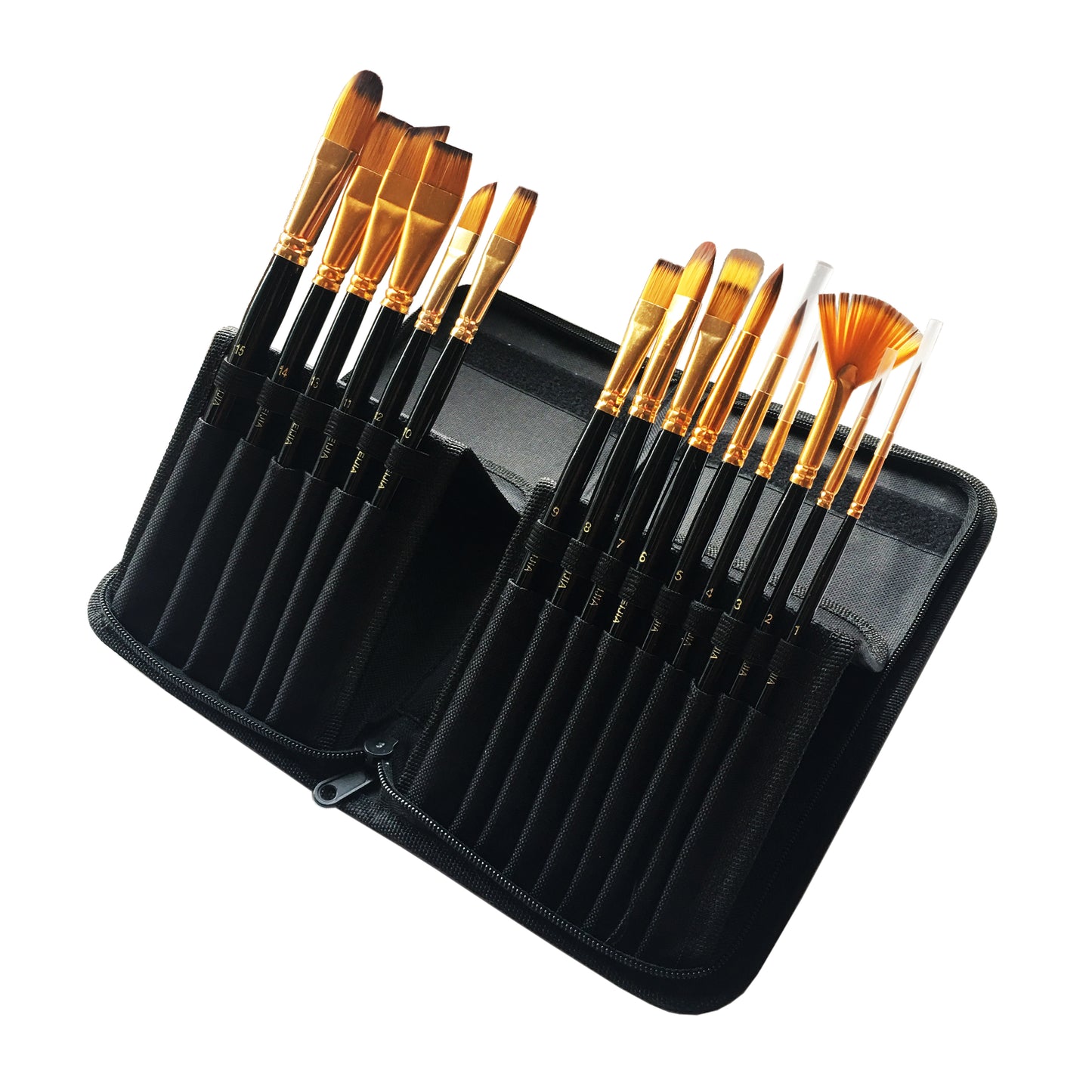 ESENG® brush set for acrylic, oil and gouache - set of 15