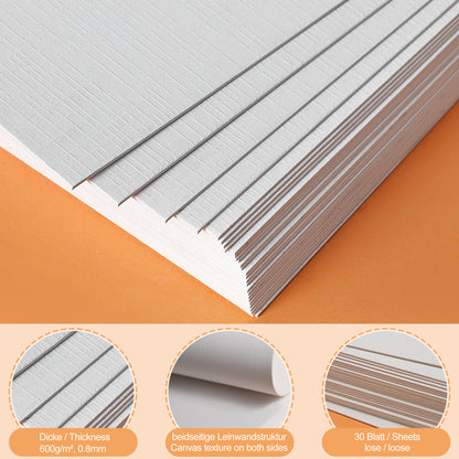 ESENG® Leinwandpapier 600g - A2/A3