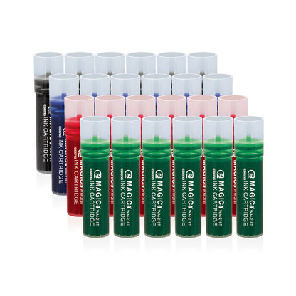 ESENG® Whiteboard Marker Ink Cartridges Magic WM-218T (Black/Blue/Red/Green)