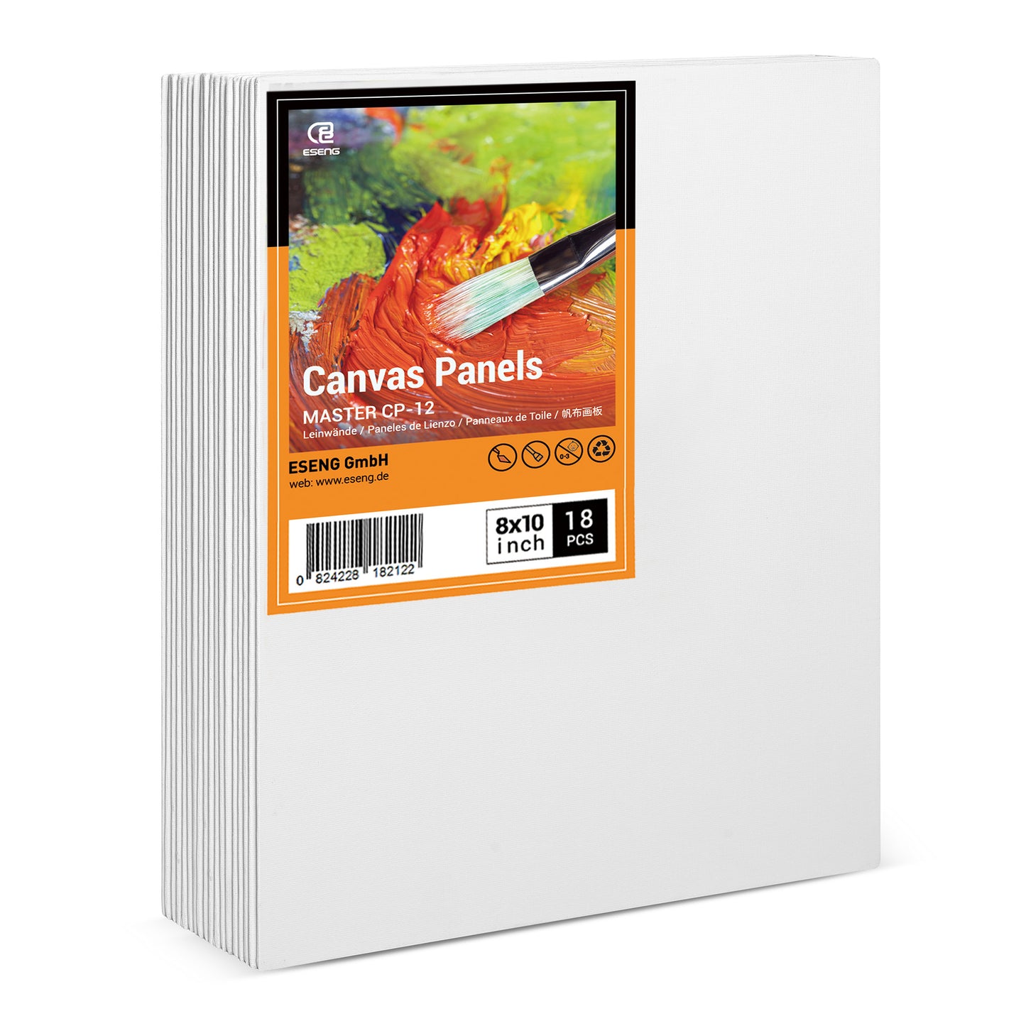 ESENG® Painting Cardboard Set (12.7x17.8 cm | 5x7 inches, 18 pieces) 