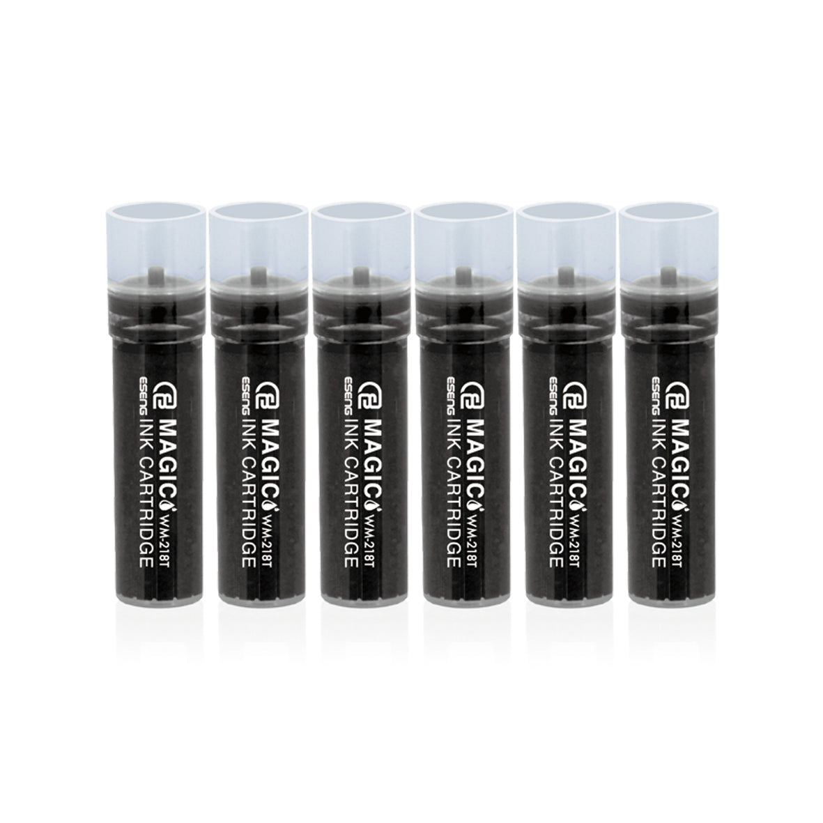 ESENG® Whiteboard Marker Ink Cartridges Magic WM-218T (Black/Blue/Red/Green)