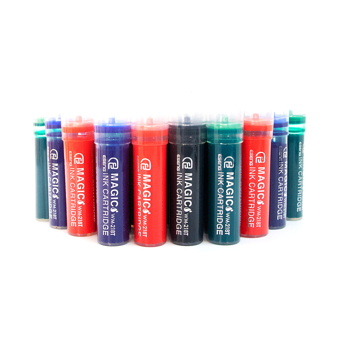ESENG® Whiteboard Marker Ink Cartridges Magic WM-218T (Black/Blue/Red/Green)