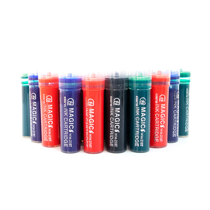 ESENG® Whiteboard Marker Ink Cartridges Magic WM-218T (Black/Blue/Red/Green)
