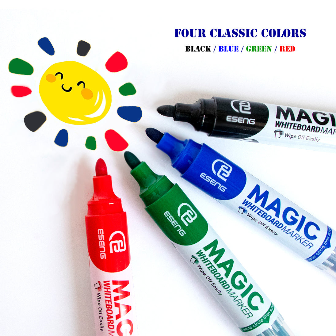ESENG® Whiteboard Marker Magic WM-218 (1x4 markers)